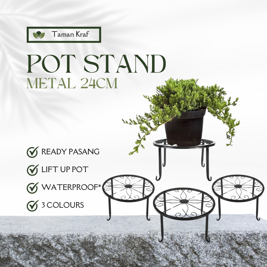 Iron Pot Stand European style flower stand floor single pot bonsai wrought iron flower stand indoor balcony flower Decor