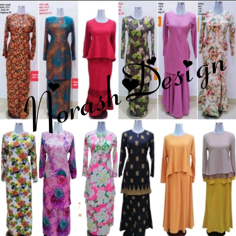 Baju Kurung Modern/Kebaya /Jubah/Dress PrelovedBatch 03