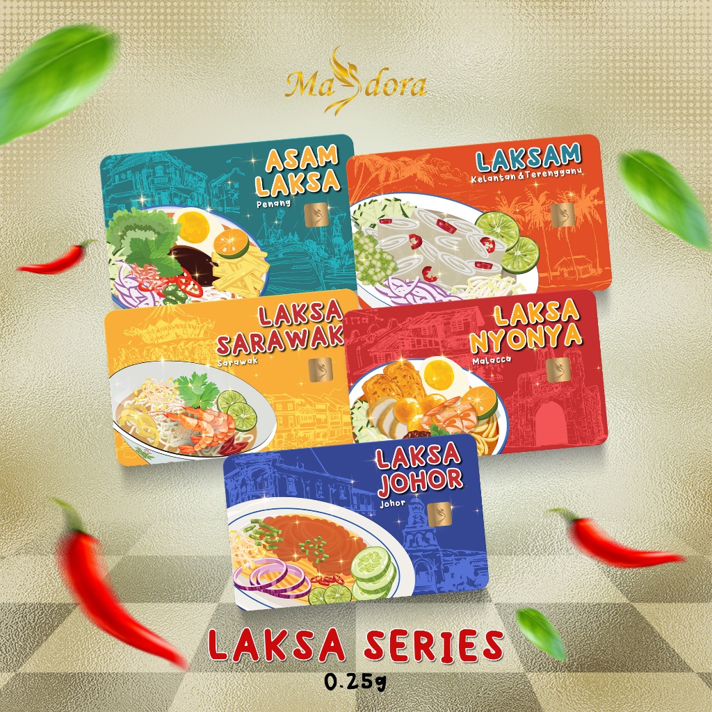 MASDORA 999.9 Gold Bar 0.25GM Gift Series ~ The Laksa Collection (EMAS&hellip;