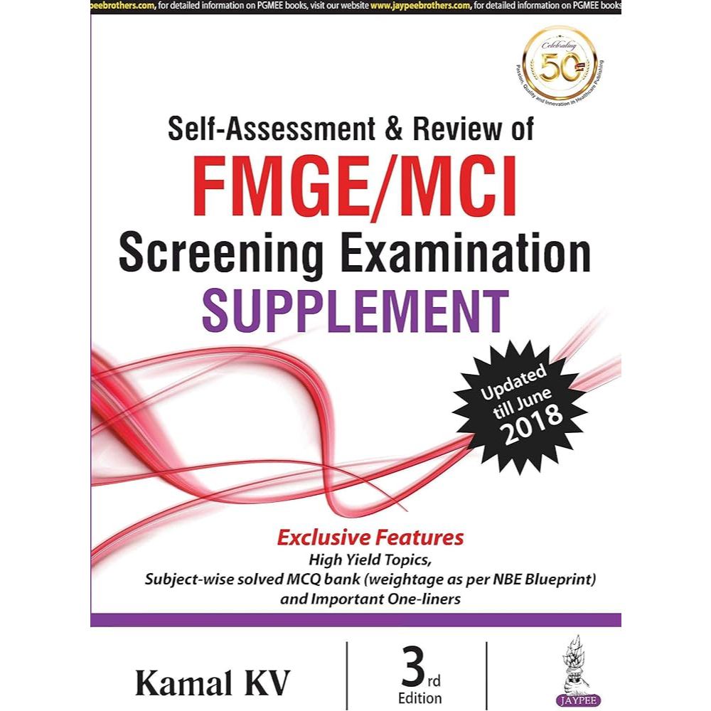 Self Assessment & Review Of FMGE/MCI Screening Examination Supplement 3Edition