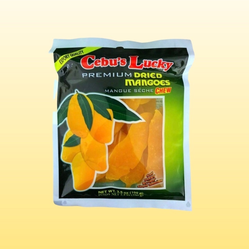 Philippines Cebu's Lucky Premium Dried Mango 100g Philippines Cebu芒果干-HALAL