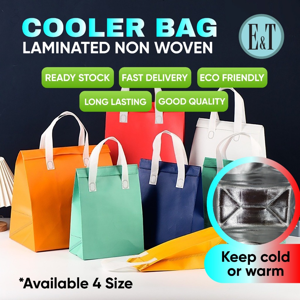 READY STOCKCooler Bag Waterproof Food Storage Bag Lunch Bag Delivery Bag Picnic Bag 冷藏袋防水食物收纳袋午餐袋送货袋野餐袋