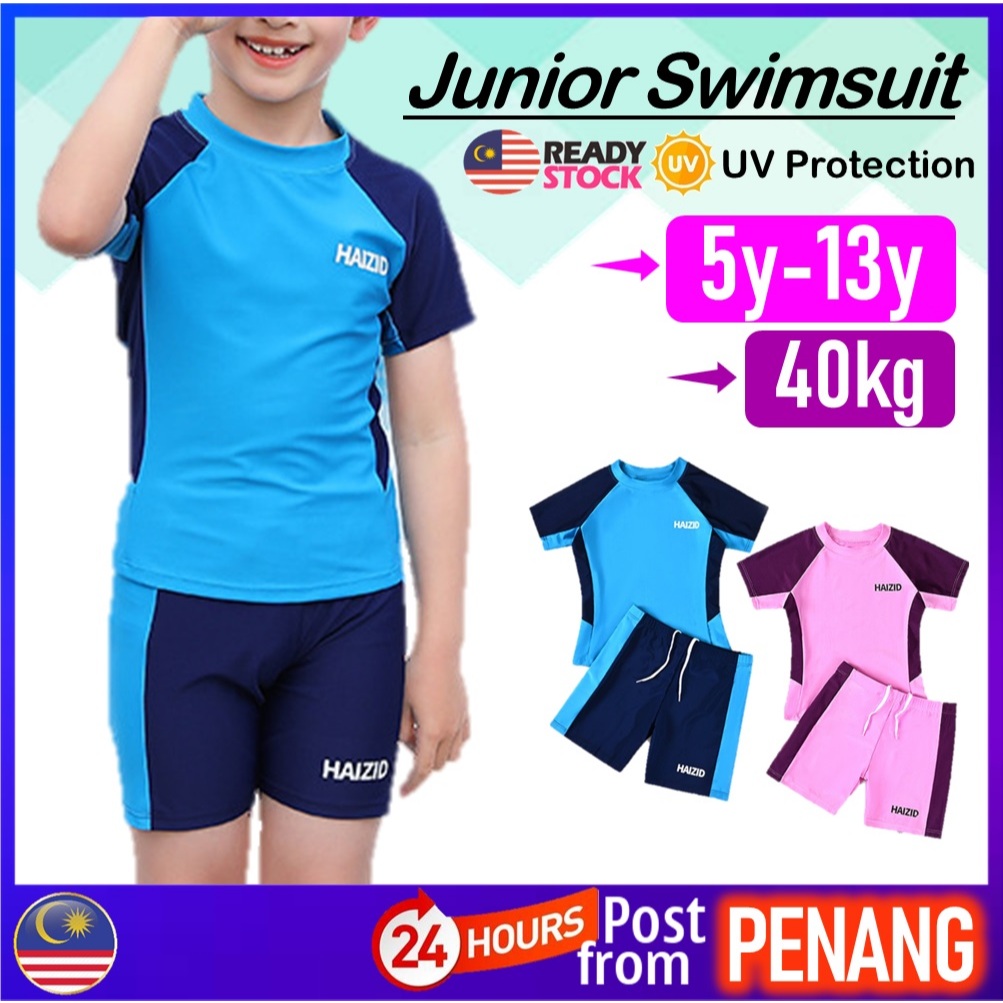 [#177] PENANG READY STOCK❤ Boy Girl Kids Swimming Suit Swimwear Swimsuits Short Pants Baju Renang Budak Lelaki Perempuan