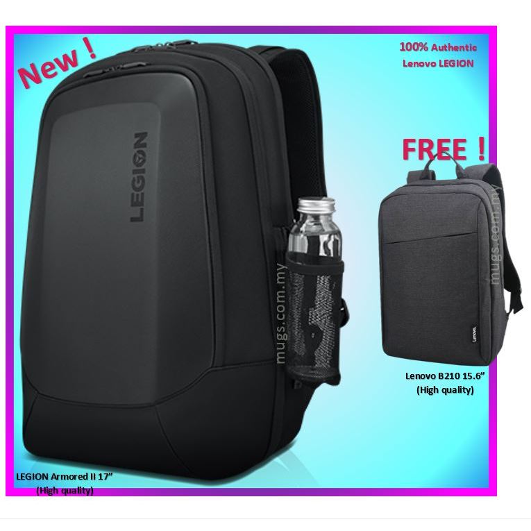 RM299 Authentic! Lenovo Legion 17" Armored II Y Backpack Gaming Laptop / B210 Bag - Water Resistant Double Protection