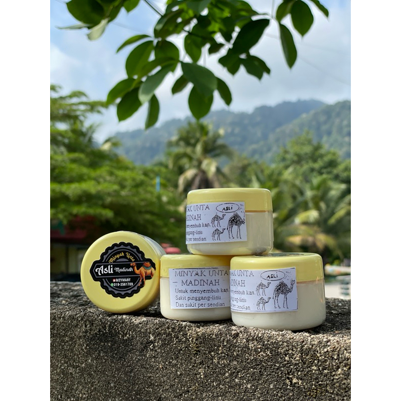 MINYAK UNTA ASLI (URUT) LEMAK UNTA ORIGINAL DARI МЕКАН (95gram) CAMEL OIL