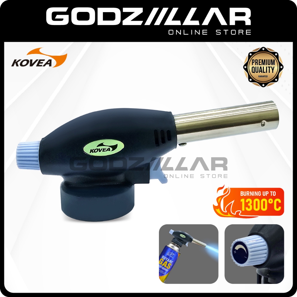 Kovea Premium Auto Gas Torch Gun Camping Butane Burner Welding Fire Maker Flame Gun 燃气焰枪