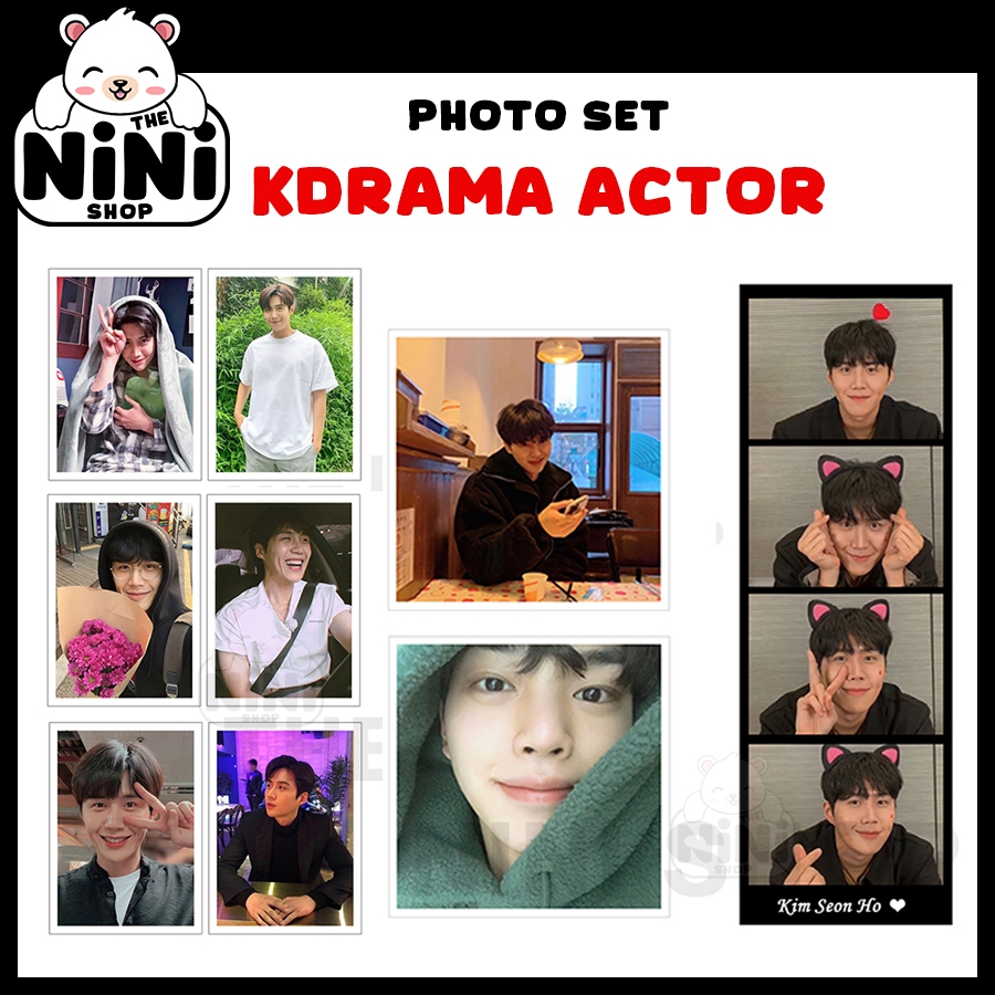 KDRAMA BOYFRIEND PHOTO SET (KIM SEON HO, SONG KANG, JUNG HAE IN, PARK SEO JOON, HWANG IN YEOP, CHA EUN WOO)