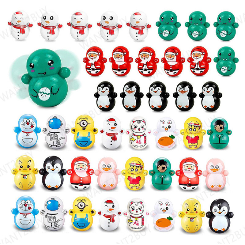 Tiktok Cartoon Tumbler Desktop Kids Toys Animal Shape Tumbler Puzzle Learning Swing Children's Learning Educational Toy