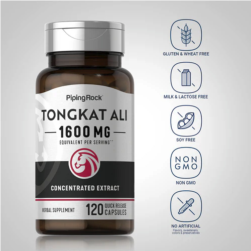 Tongkat Ali Long Jack, 1600 mg (per serving), 120 Quick Release Capsules