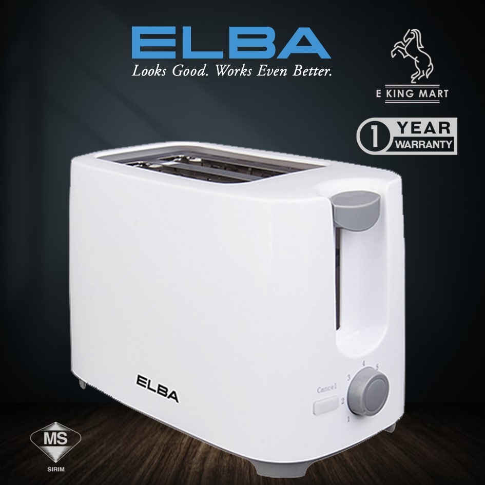 Elba Toaster 2 Slice ET-G2770(WH) Adjust Browning  / FABER Bread Toaster Removable crumb tray FT 35 Pembakar Roti