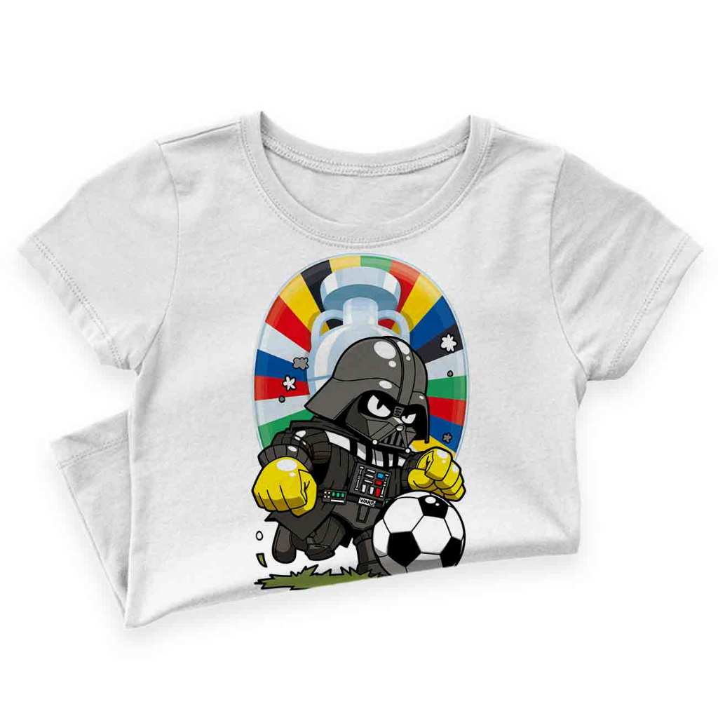 Star Wars EURO UEFA European Fifa Football Unisex Kid Tshirt Soccer Kemeja Cotton Baju Cloth Boy Tee