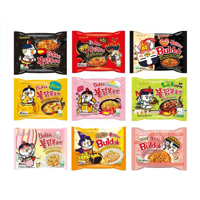 ✅JAMIN HALAL ADA COP HALAL✅ Samyang Loose Pack Samyang Hot Chicken Buldak Ramen 130g-140g Pack [Halal] Korean Ramen