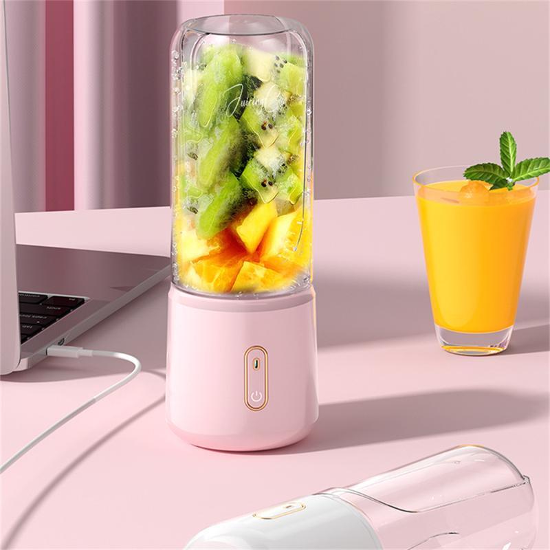 2024 New Model 500ml Juicer Cup Portable Electric Hand Fruit Blender Bottle Mini Home Carrying Machine Hadiah Gift