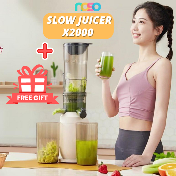 [1 YEAR WARRANTY] X2000 Blender juicer 150w, 99% Fresh Fruit Juice, Multi-functional Blender Separate Pulp, Fruit Juicer