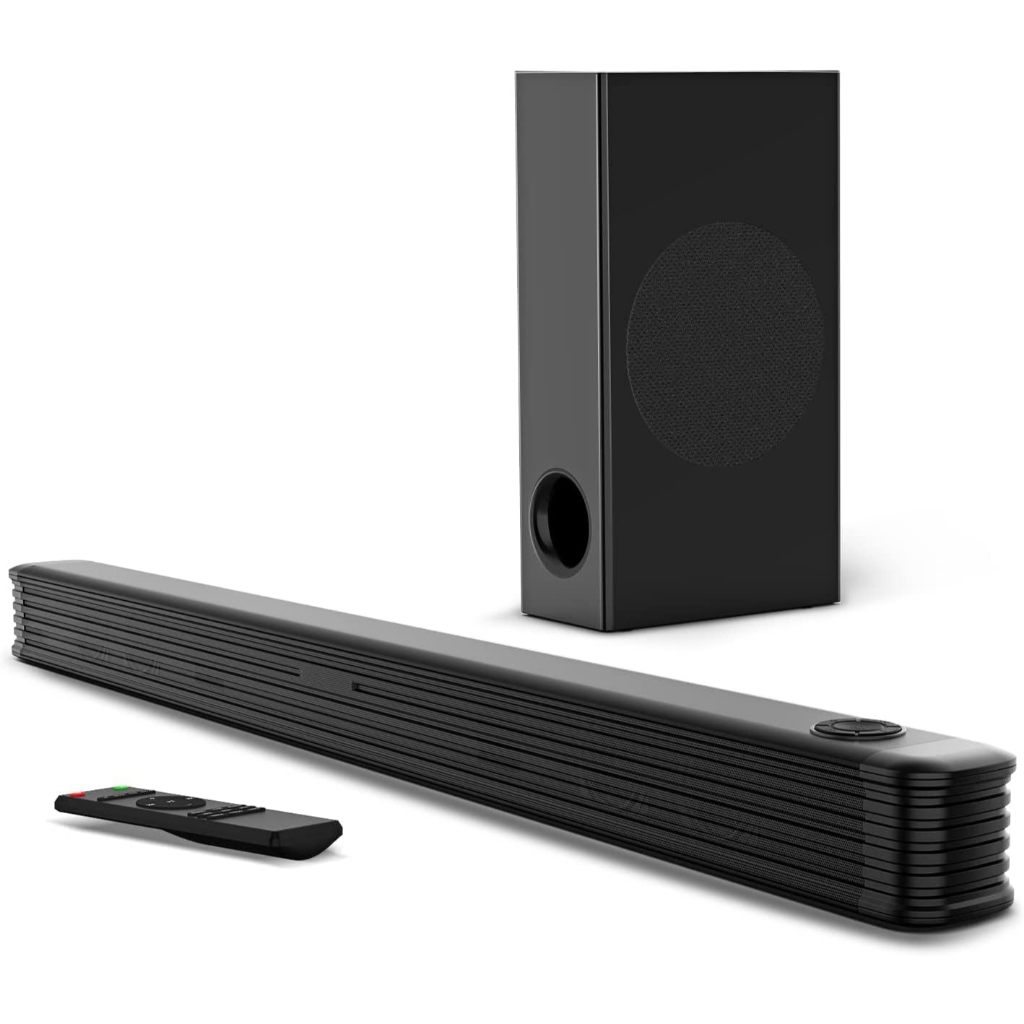 Bomaker Njord I 2.1CH Soundbar with Wireless Subwoofer, 150W TV Sound Bar Surround Sound System, 130dB