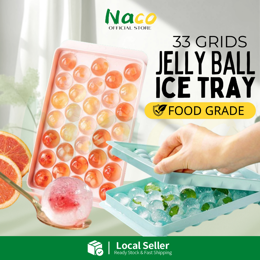 Acuan Jelly Ball Besar Big Jelly Ball Mould Round Ice ball maker mold Silicone ice cube tray Acuan Jeli Ball