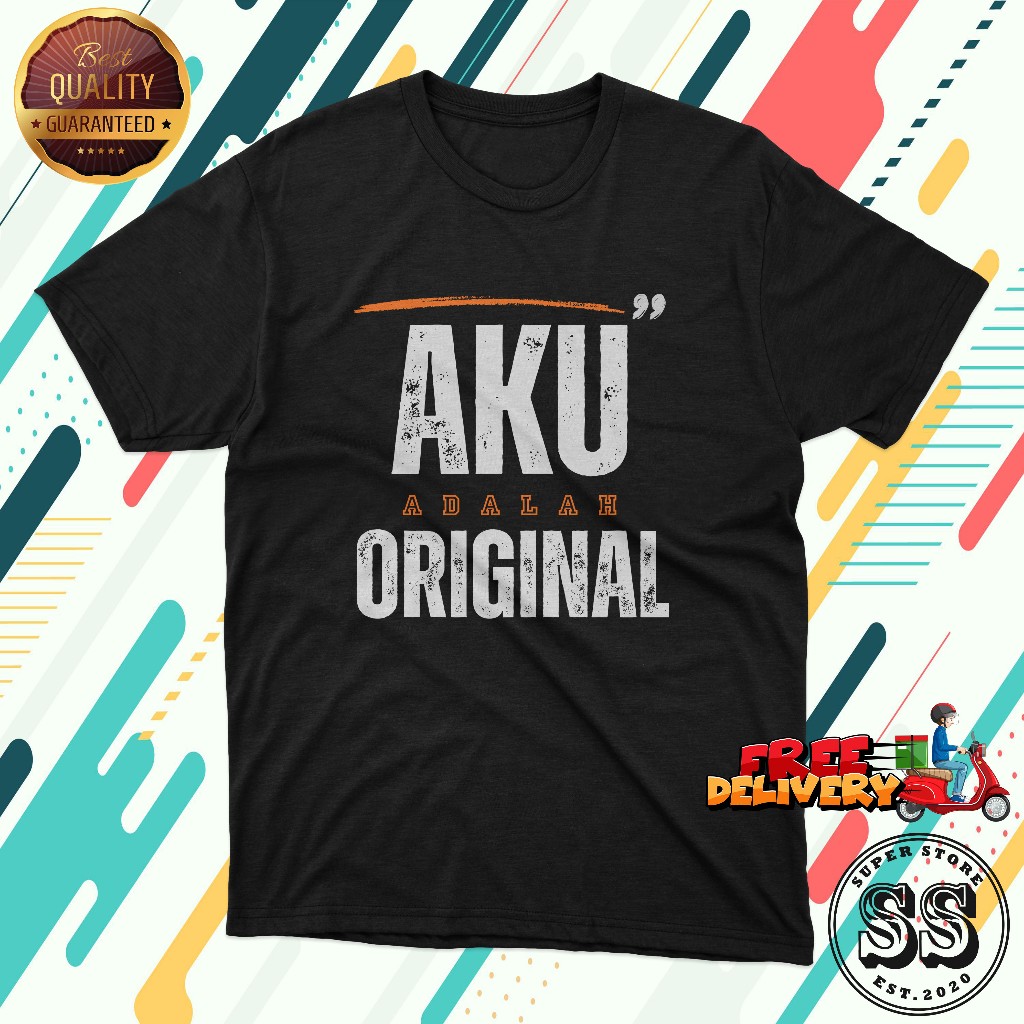 ADULT AKU ORIGINAL BIG PREMIUM COTTON TSHIRT HIGH QUALITY BAJU MURAH