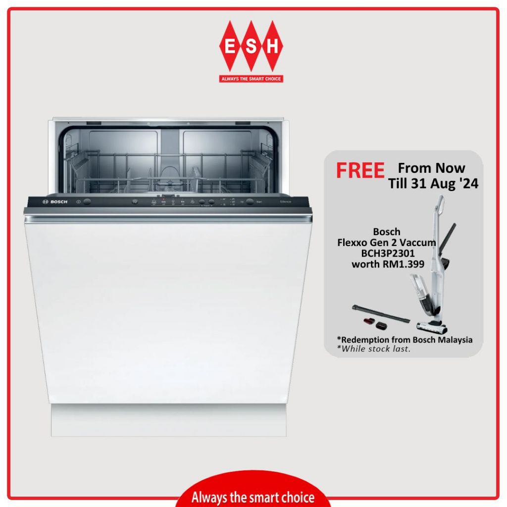 Bosch SMV25BX03R 60cm Series 2 Fully-Integrated Built-in Dishwasher