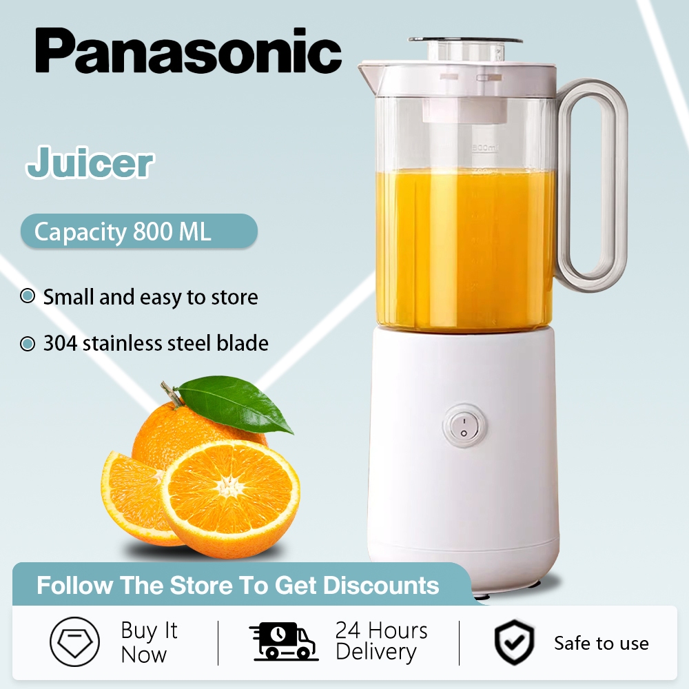 Panasonic Juice Extractor Fruit Blender Multifunctional Portable Home Blender Low Noise 800ML Juice Blender