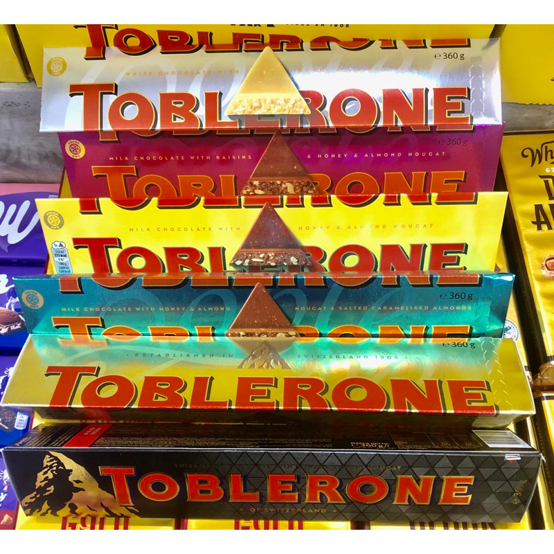 TIDAK MENERIMA CASH ON DELIVERY TOBLERONE MILK GOLD 200G - 360g