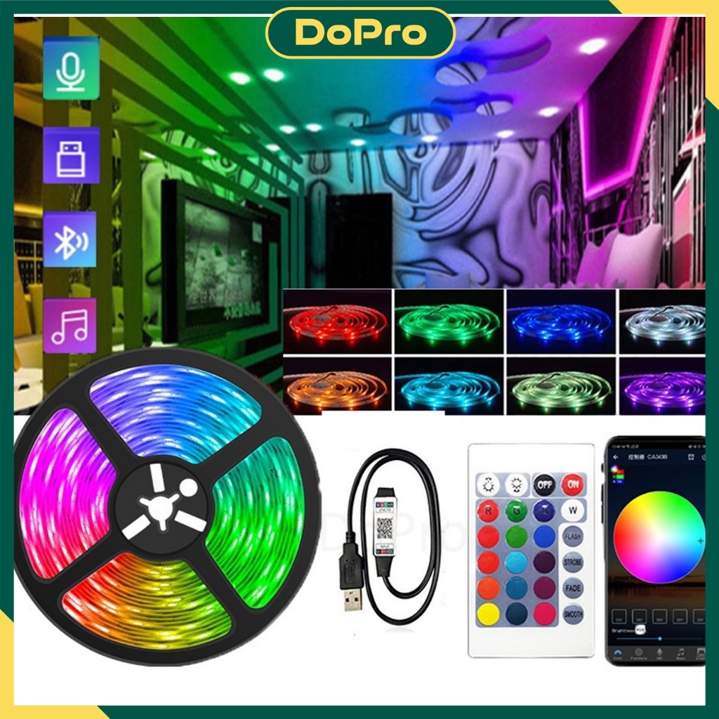 RGB Light Decorate Lamp Bluetooth USB Fairy Light LED Infrared Control Available in Multiple Variations