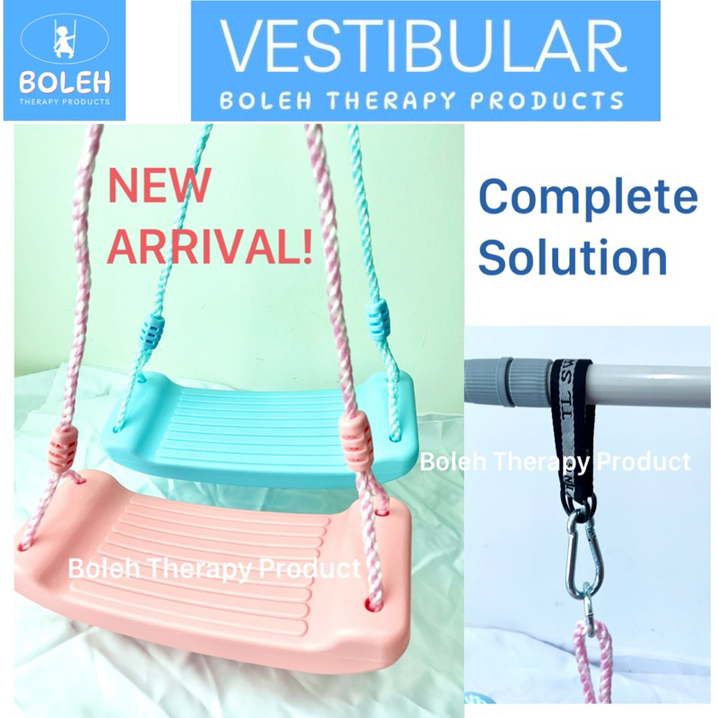 BOLEH Swing Seat Plastic, Kerusi Buaian Gantung Outdoor  Plastic, suitable Indoor or Outdoor with complete accessories