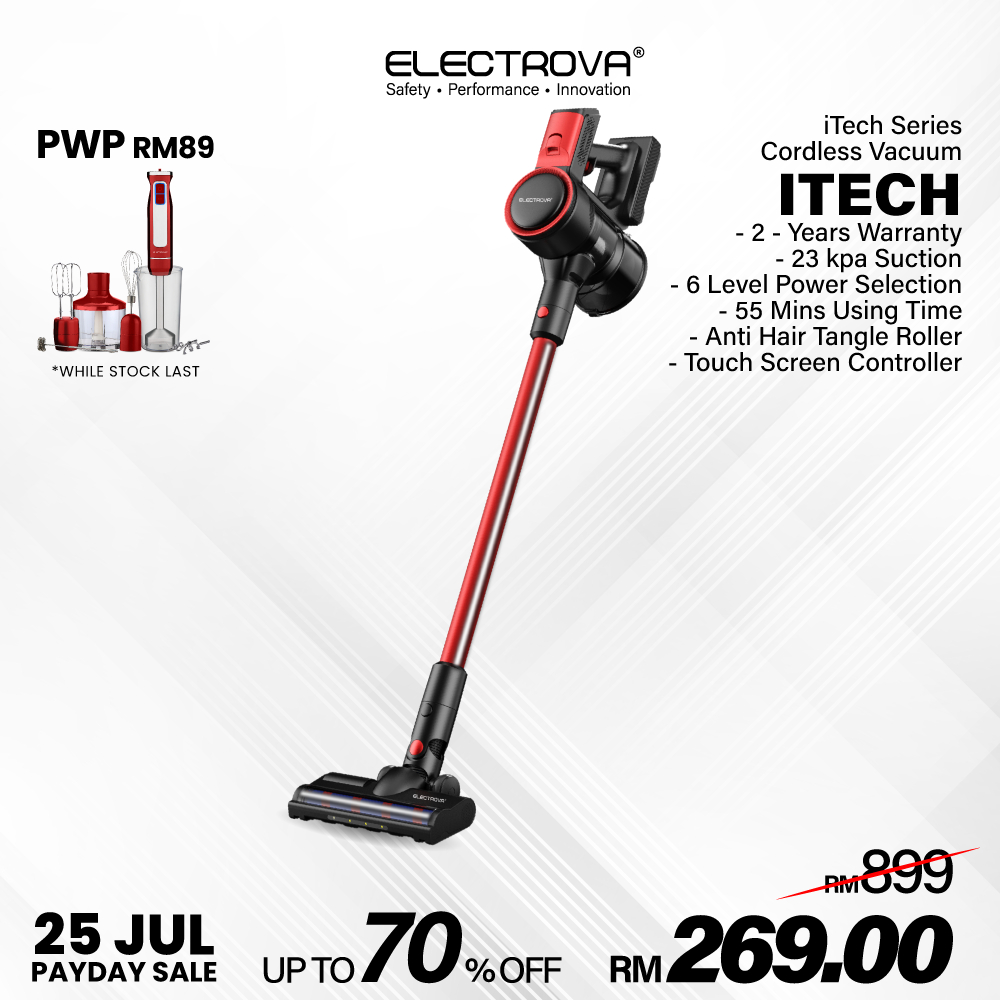 Electrova iTech Series Smart Cordless Vacuum Cleaner