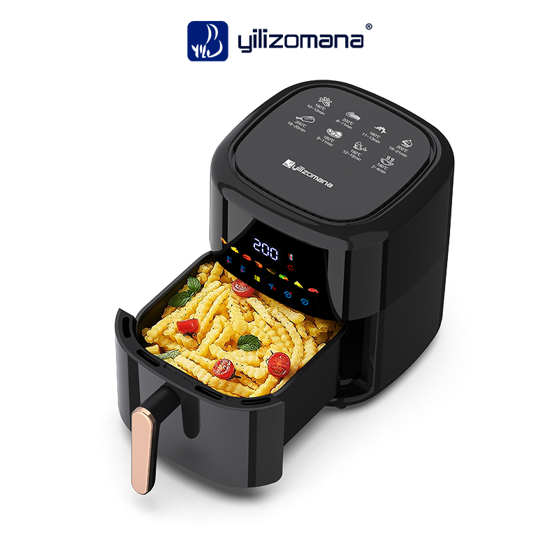 Yilizomana Air Fryer Automatic Oil Free Electric Household Fries Machine Non Stick Fry (5.5L/4.5L)