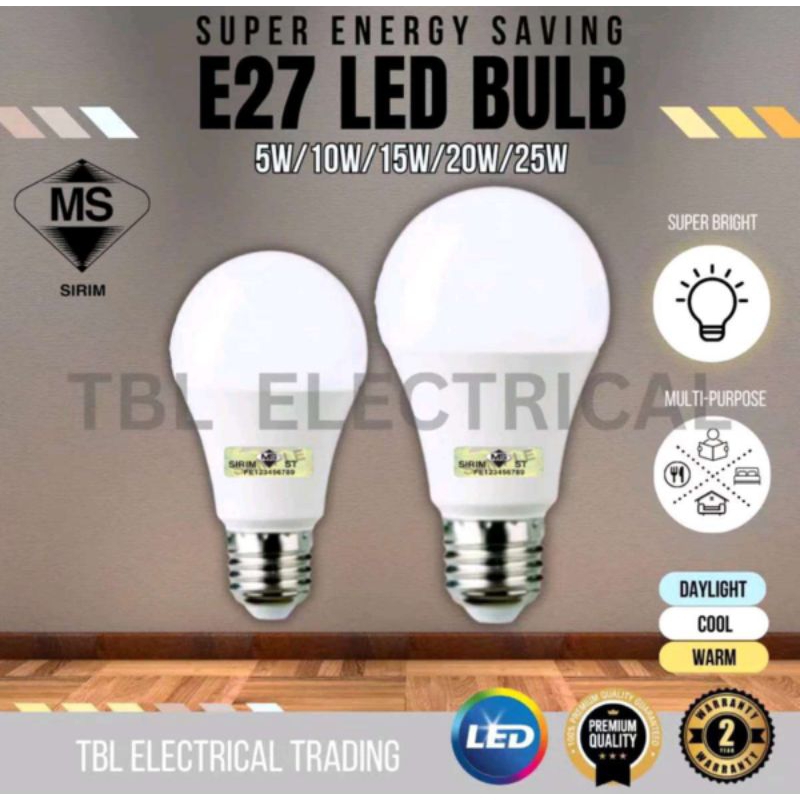LED Bulb 24W Lampu Mentol Eco-Friendly Protective Eyes Energy Indoor Home Living