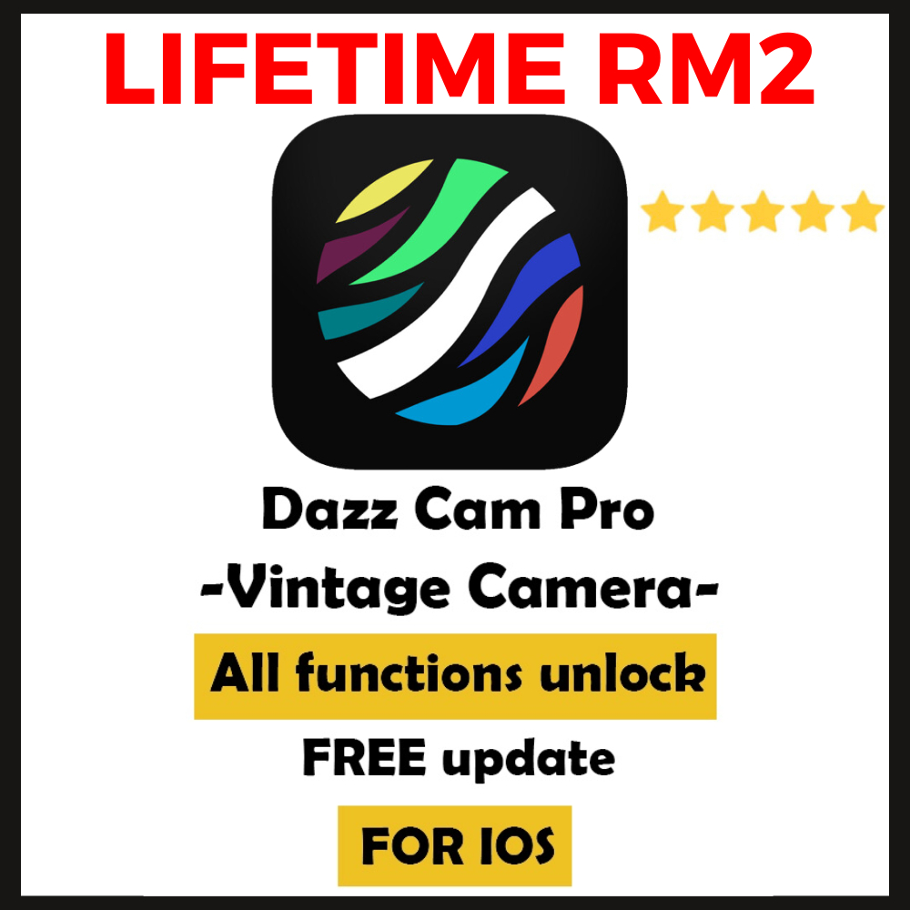 Dazz Cam Pro - Vintage Camera ( FOR I0S) LIFETIME