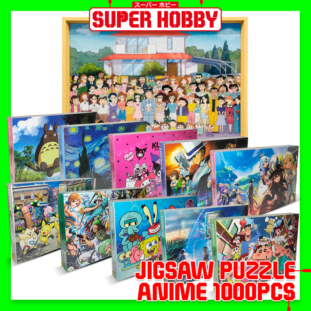 1000Pcs Puzzle Colorful Anime Collection Scenery Jigsaw Puzzles for Kids Anime Puzzle Intellectual Game Toys Educational