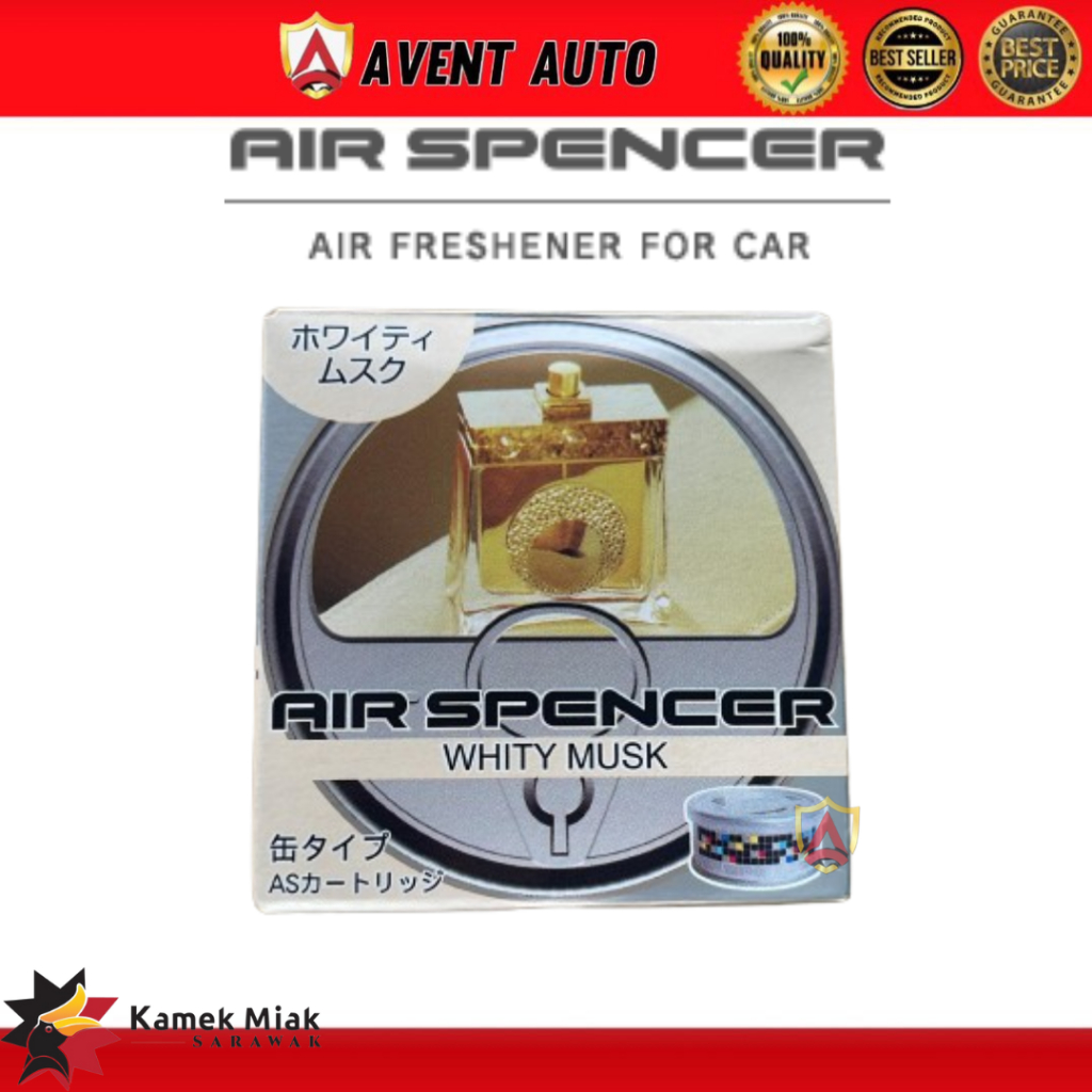 Air spencer whity musk A43 Aldehydic floral musky car perfume air freshener pewangi kereta