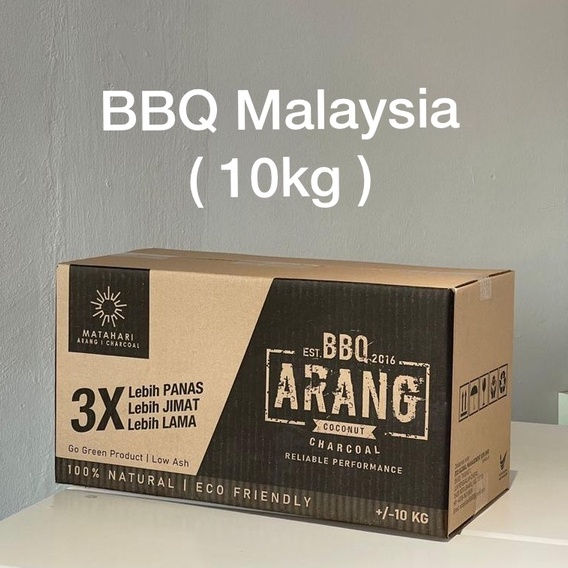 BBQ COCONUT CHARCOAL 10kg 烧烤炭