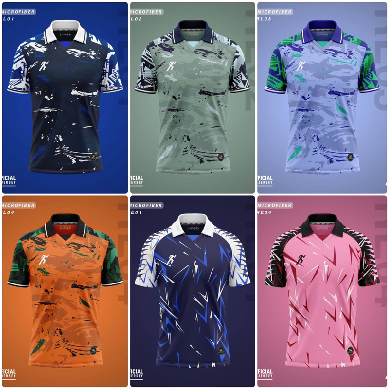 ❗️LAKOH SPORT(MICROFIBER)❗️RETRO NECK COLLAR / JERSEY FUTSAL / JERSI BOLA