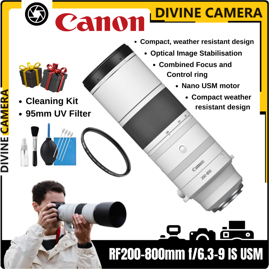 Canon RF 200-800mm F6.3-9 IS USM