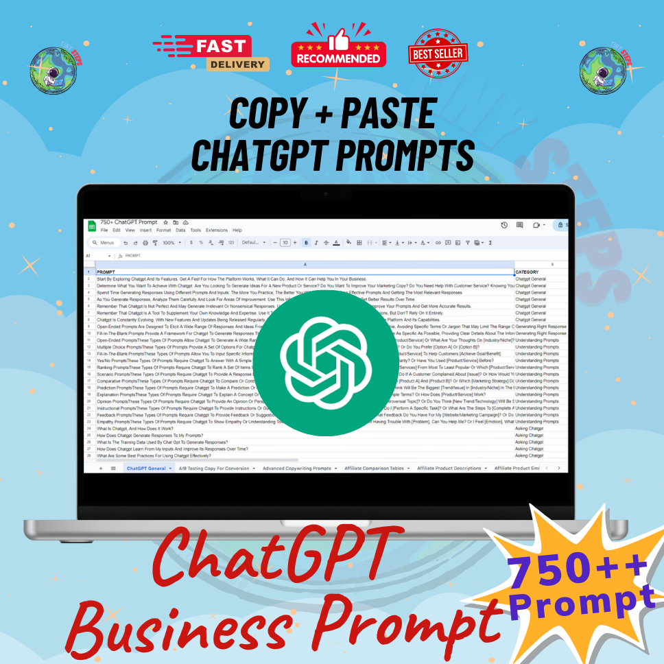 ChatGPT Prompt for Business 750++