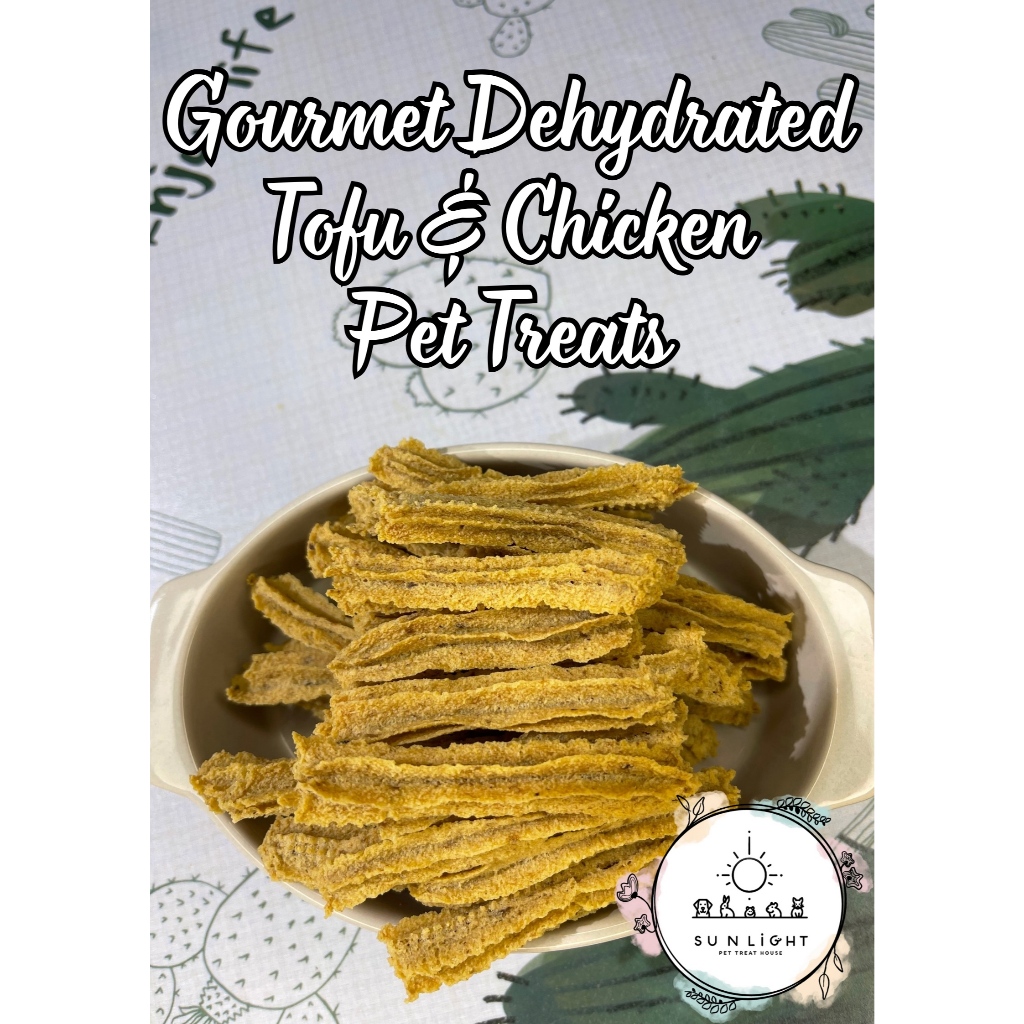 Homemade - Gourmet Dehydrated Tofu Chicken for Dog Treats