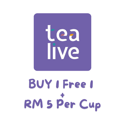 [Autoshop] TEALIVE BUY 1 FREE 1 + RM 5 Per Cup Voucher * 5