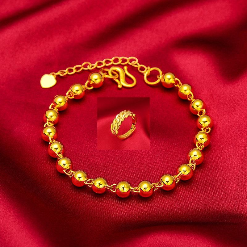 Gelang Tangan & Cincin Bracelet Gold Plated Emas Sadur Emas Korea emas bangkok