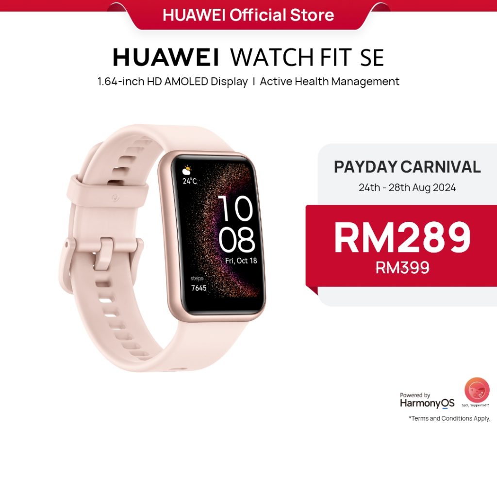 HUAWEI WATCH Fit SE (Special Edition) Smartwatch HD AMOLED Display Active Health Management (1.64")