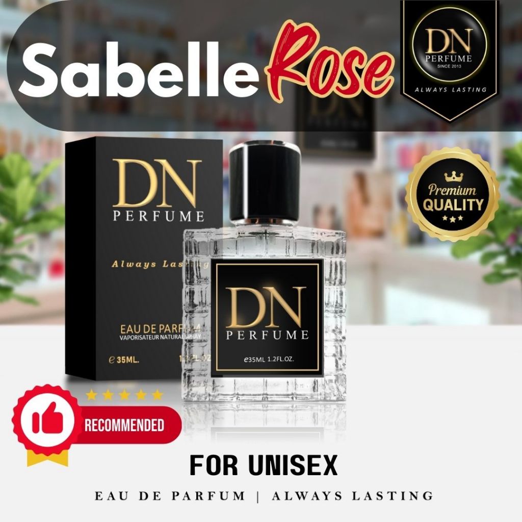 Perfume Sabelle Rose Exclusive by DN Perfume Men & Women Perfume Premium with Extract Oud and Rose Bau Mewah Unic Luxury