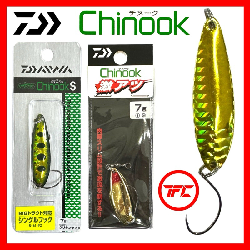 DAIWA Chinook S Laser Gekiatsu 4g / 7g / 10g (JDM) Spoon Lure