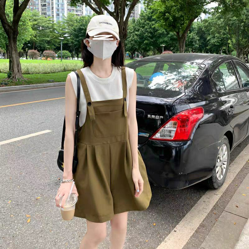 summer thin khaki women jumpsuit (RS3855)