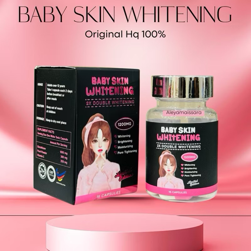 Baby Skin whitening original 100% Hq by qhaisya | Putih Gebu