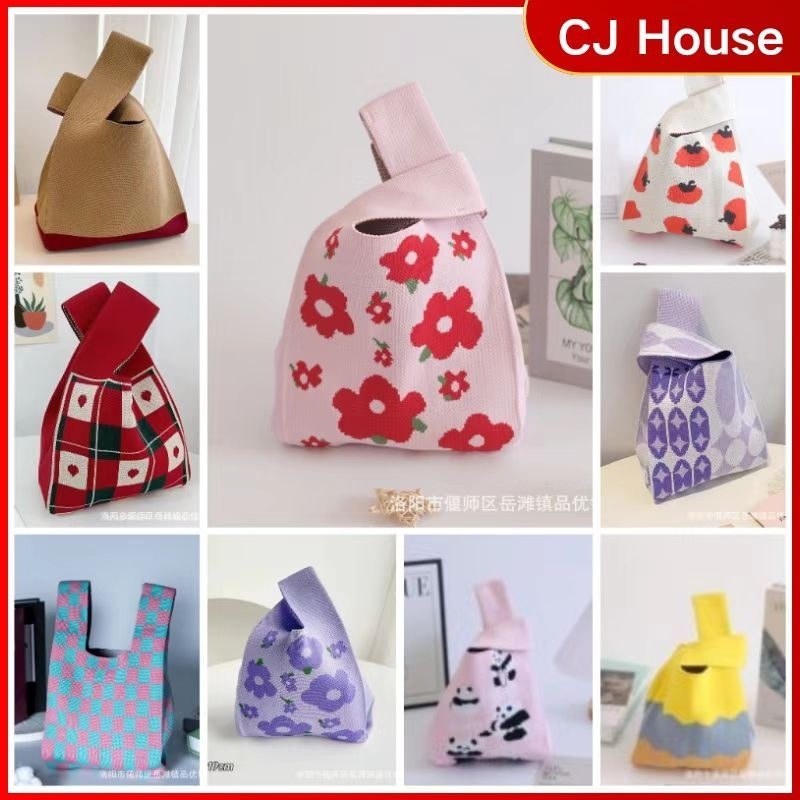 Ready stock ship from Malaysia premium quality knitted handbag