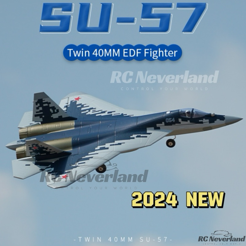 Xfly Su-57 Twin 40mm EDF Jet 4S PNP remote control plane model aircraft kapal besar hobby rc