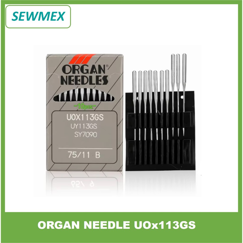 [ORIGINAL] UOX113GS Organ Needle for multi needle chainstitch Machine/ Jarum untuk Mesin Jahit Getah