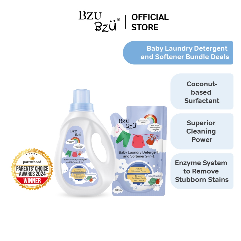 BZU BZU Baby Laundry Detergent and Softener Bundle Deal