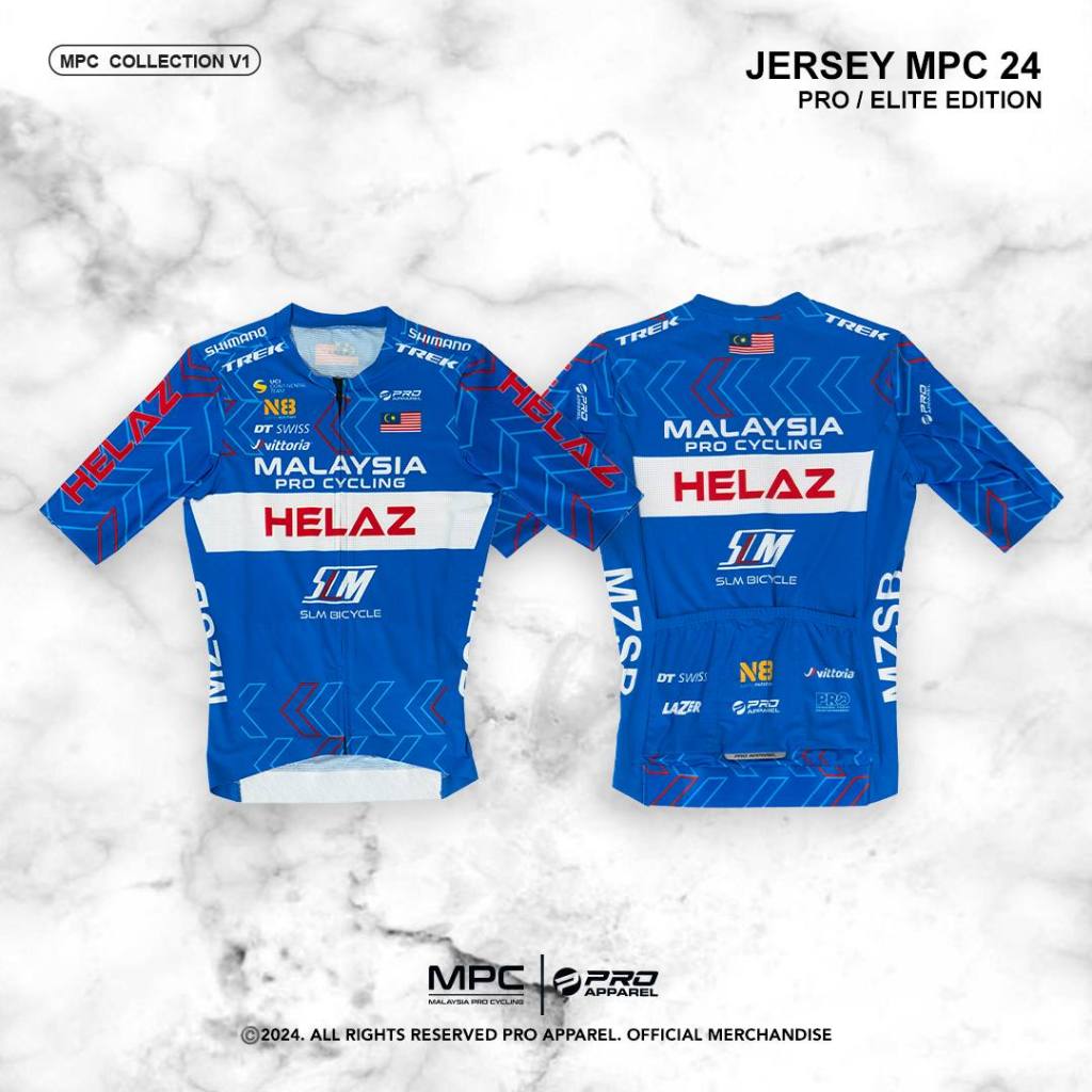 MALAYSIA PRO CYCLING - 2024 PRO TEAM JERSEY-BY PRO APPAREL