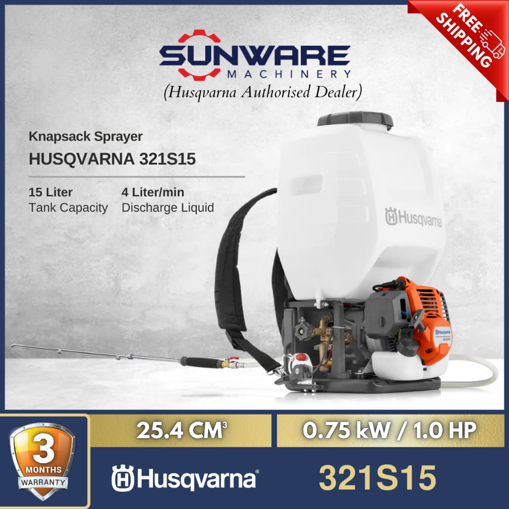 [Free Shipping] HUSQVARNA 321S15 Garden Knapsack Sprayer 15L